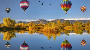 hot-air-balloons-balloon-hot-lake-nature-night-reflection